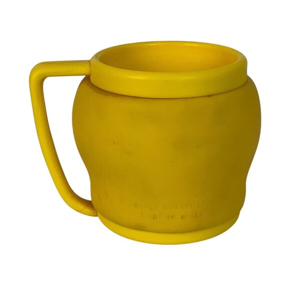 Tweety Bird Warner Bros 3D Plastic Face Mug Yellow Vintage 1992 - Picture 3 of 8